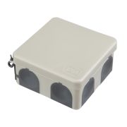 Коробка распаячная о/п  80х80х40мм для прямого монтажа IP67 серая (HF) REXANT 28-3078