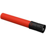 Труба двустенная ПНД  50/41,5 гофрированная красная (50м) ИЭК