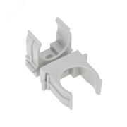 Держатель с защелкой  D25мм ДЛЯ МОНТАЖНОГО ПИСТОЛЕТА серый (50шт/уп) 28-0425-1 REXANT