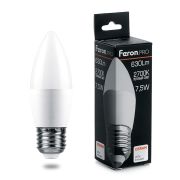 Лампа LED  7,5Вт Е27 свеча 2700К 630Лм 230В OSRAM-led LB-1307 Feron.PRO 38056