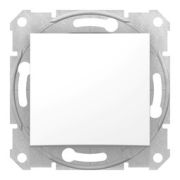 Выключатель с/п 1кл (мех) кнопочный  бел. «Sedna»SDN0700121 (Schneider Electric)