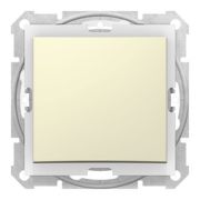 Выключатель с/п 1кл (мех) IP44 крем. «Sedna»SDN0100347  (Schneider Electric)
