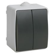 Выключатель о/п 2кл IP54 (ВС20-2-0-ФСр) ФОРС ИЭК