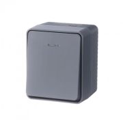 Выключатель о/п 1кл антрацит с подсв. IP54 AtlasDesign Profi54 | ATN544013 | SE