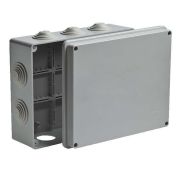 Коробка распаячная о/п  240х195х 90мм IP55 (10 вводов) 67065