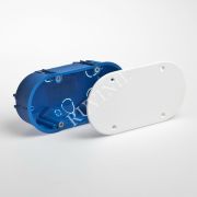 Коробка распаячная с/п для г/к 140х65x45мм (8 вводов, метал. лапки) 10143