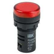 Лампа сигнальная AD22DS(LED)матрица d22мм красный 230В ИЭК