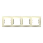 Рамка 4м  крем. гор.  «Sedna» SDN5800747 (Schneider Electric)