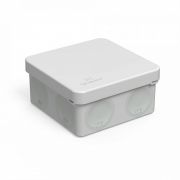 Коробка распаячная о/п  80х80х40мм для прямого монтажа IP66 чёрная двухкомпонентная (HF) | 60-0210-9005 | ПРОМРУКАВ