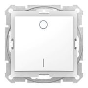 Выключатель с/п 1кл (мех) 2пол. IP44  бел. «Sedna»SDN0200321(Schneider Electric)