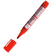 Маркер перманентный 3мм КРАСНЫЙ MULTI MARKER,  пулевидный  (CPM-800) 002674 Crown