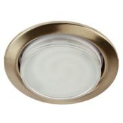 Светильник под GX53 встраиваемый круг бронза 13Вт KL35 SB /1 (к) ЭРА