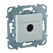 Розетка с/п телевизионная проходная (мех) бел «Unica»MGU5.463.18ZD (Schneider Electric)