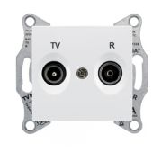 Розетка с/п TV/R/SAT (мех) оконечная 1ДБ алюм. «Sedna»SDN3501360  (Schneider Electric)