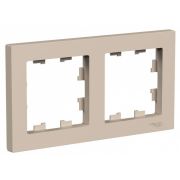 Рамка 2п песочный универсальная AtlasDesign  ATN001202  SE