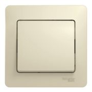 Выключатель  с/п 1кл  беж.  «Glossa» GSL000212  SE