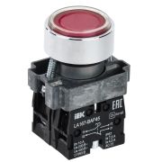Кнопка  LA167-BAF45 d=22мм 1з+1р красная IEK