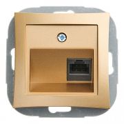 Розетка с/п компьютерная «Дуэт» шампань RJ45  (Schneider Electric)