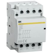 Контактор модульный КМ 4п  40-40М AC/DC (3 мод.) ИЭК