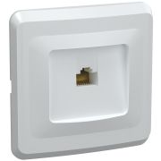 Розетка с/п компьютерная 1м белый RJ45 Cat5e (РК10-ВБ) ВЕГА IEK