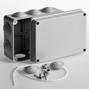 Коробка распаячная о/п  150х110х70мм IP55 (10 вводов) 67053