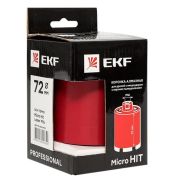 Коронка алмазная 72мм DCH-72MHS Micro Hit Laser M16 EKF Professional