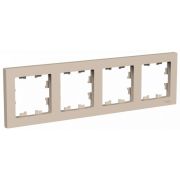 Рамка 4п песочный универсальная AtlasDesign  ATN001204  SE