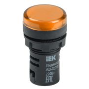 Лампа сигнальная AD22DS(LED)матрица d22мм желтый 230В ИЭК
