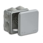 Коробка распаячная о/п   70х70х40мм IP55 (7 вводов) 67030