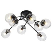 Люстра Molto P8 черный с серебром Е14*8 40W 5043-308 Rivoli