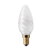 ЛОН  40Вт Е14 свеча витая матовая Philips BW-35 FR