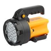 Фонарь-прожектор LED аккум. PA-602 Альфа (19xLED, литий 3Ач, ЗУ 220V+12V) ЭРА