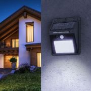 Светильник фасадный с д/д, на солнечной батарее, 20LED, 60lm IP 44 ERAFS064-04 ЭРА