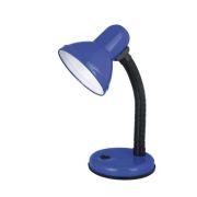 Лампа настольная  Ultraflash UF-301P С06 синий 60Вт 230В