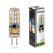 Лампа-капсула LED G4 2 Вт 12В 4000К силикон 36мм LB-420 FERON 25448