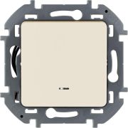 Выключатель 1кл (мех) сл.кость с подсветкой INSPIRIA Legrand 673611