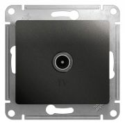 Розетка  с/п  TV  оконечная 1DB, мех. АНТРАЦИТ  Glossa  GSL000791 SE