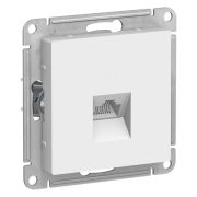 Розетка  с/п  1м  компьютерная RJ45  (мех) белый AtlasDesign  ATN000183 SE