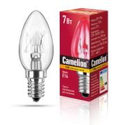 Лампа для ночников 7Вт Е14 прозрачная Camelion DP-704