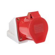 Розетка силовая настенная 115 3Р+РЕ+N 16А 380В IP44 EKF