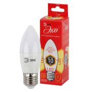 Лампа LED 10Вт E27 свеча B35-10W-827-E27 230В ECO ЭРА Б0032962